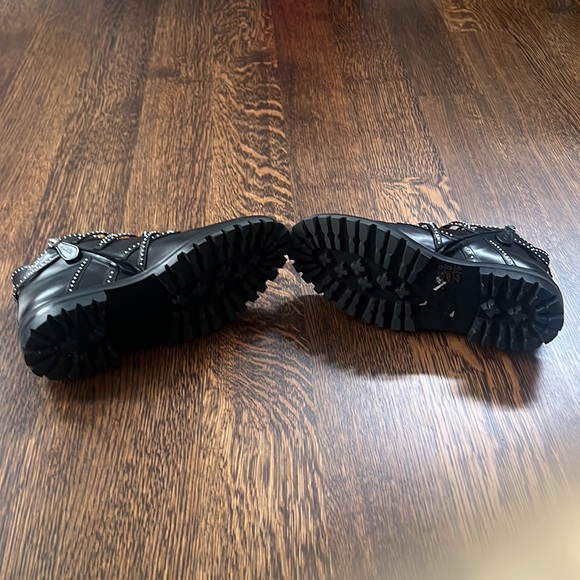 NWOT Alaia black leather studded boots, 38 1/2 - Picture 4 of 4